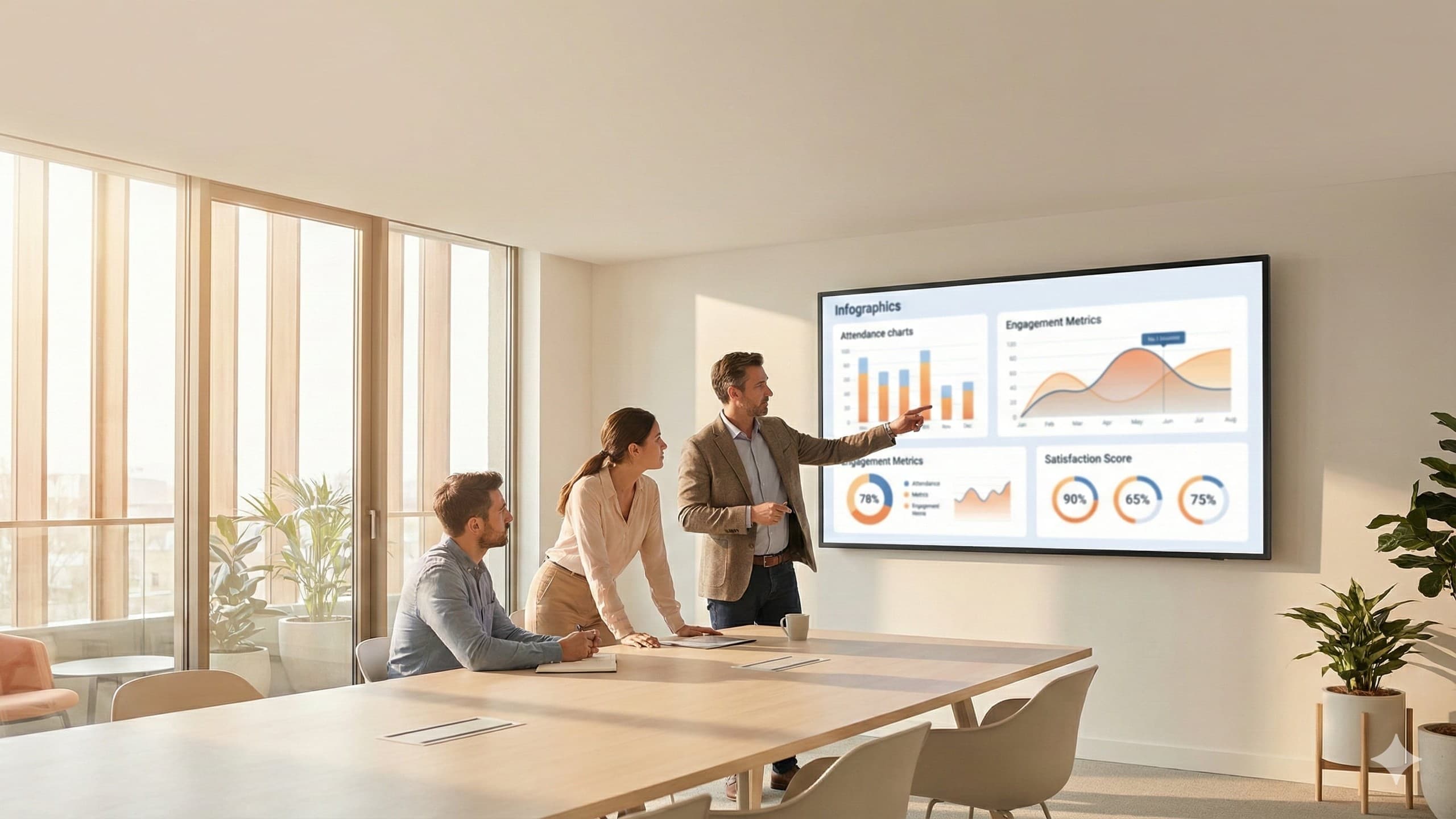 Event analytics dashboard showing ROI metrics
