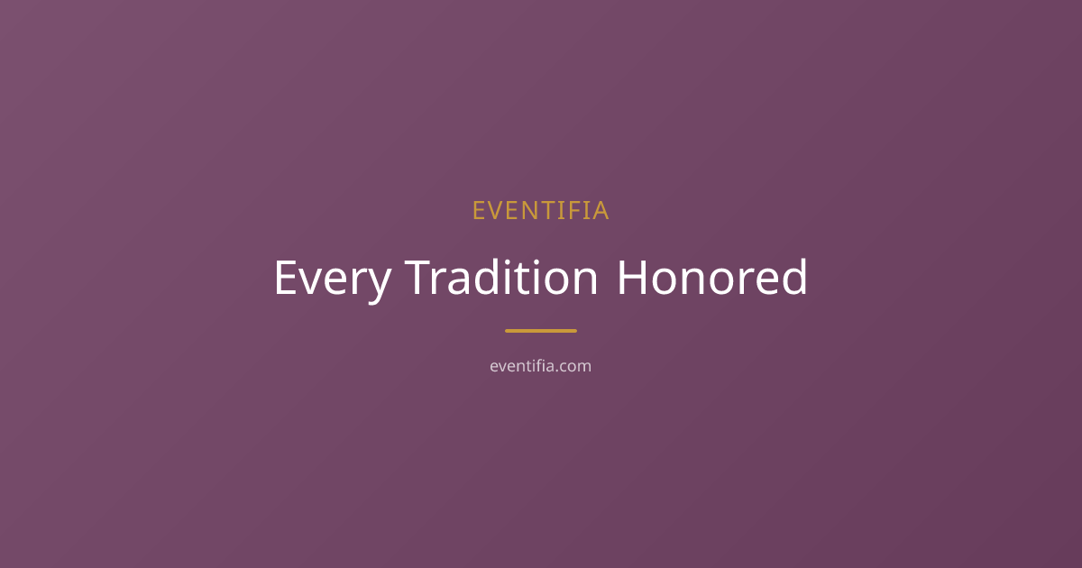 Religious Event Management | Eventifia — Every Tradition Honored
